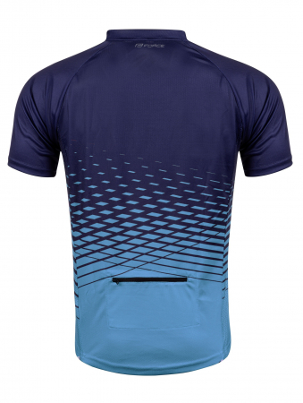 Tricou maneca scurta Force MTB Angle albastru XL [1]