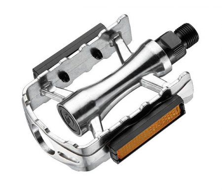 Piese biciclete - Pedale Union SP-610 aluminiu argintii filet 9/16