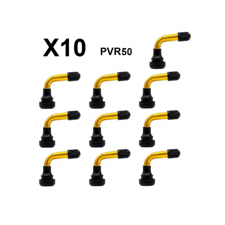 Anvelope trotinete electrice - Valva tubeless curbata 90 grade pentru trotineta electrica 50mm - set 10 bucati