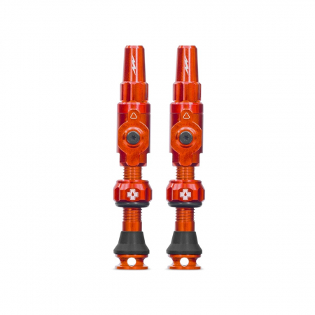 Valve tubeless - Valve tubeless Muc-Off Big Bore Lite 35mm (M), Portocaliu