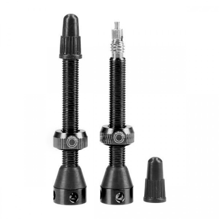 Valve tubeless - Valve Tubeless Tubolight long road 70mm Negre