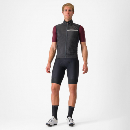 Vesta de vant Castelli Squadra Stretch, pt barbati, negru deschis/gri inchis, XXL [5]