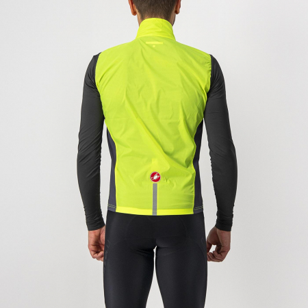 Vesta de vant Castelli Squadra Stretch, Galben Fluo/Antracit, L [1]