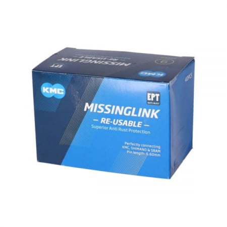 Zale rapide si nituri lant - Set 40 zale rapide KMC Missing Link 10R EPT Silver 10 Viteze