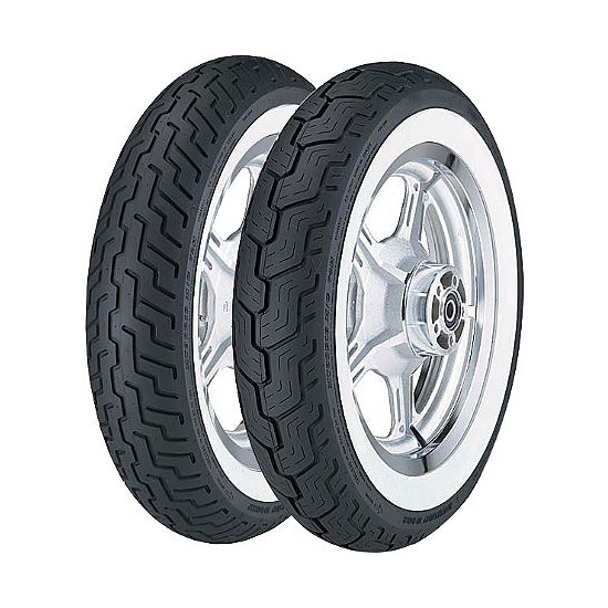 Anvelopa asfalt DUNLOP 150 80-16 D404 71H TT WW laterale albe