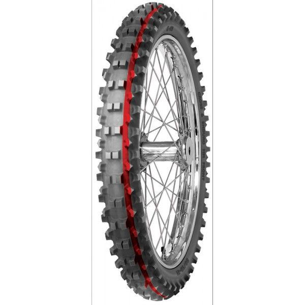 Anvelopa cross enduro MITAS 60 100-14 TT 30M C19 INTERMEDIATE TERRAIN RED Fata