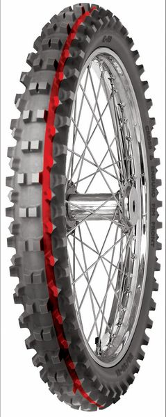 Anvelopa cross enduro MITAS 60 100-14 TT 30M C19 WIN FRIC WHITE Fata