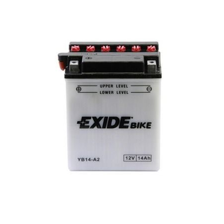 Baterie moto Acid cu intretinere EXIDE 12V 14Ah 145A L+ aerisire stanga 134x89x166 Incarcare uscata cu acid