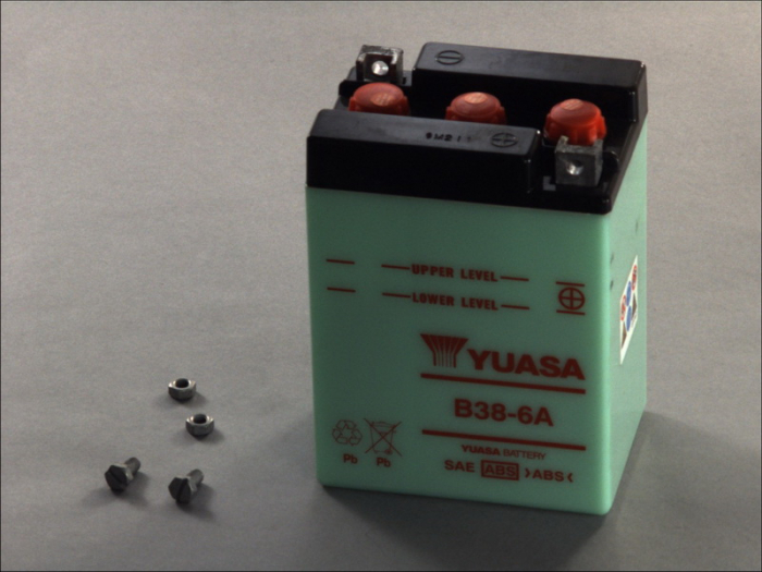 Baterie moto Acid cu intretinere YUASA 6V 13Ah R+ 119x83x161 Incarcare uscata fara acid