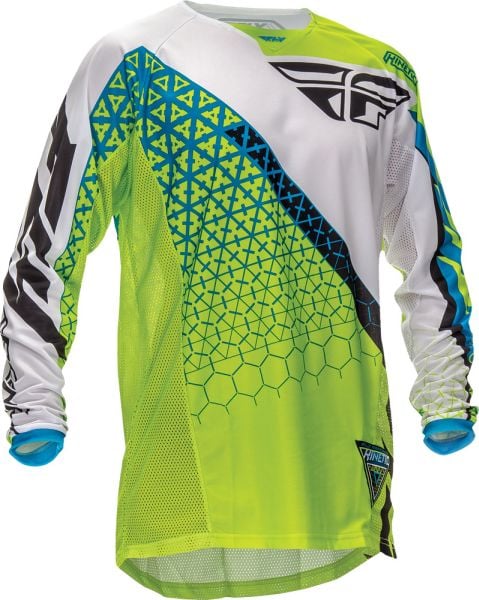 Bluza FLY KINETIC JERSEY GRN WHT L TRIFECTA