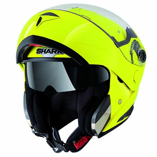 Casca viziera rabatabila SHARK OPENLINE HIGH VISIBILITY culoare galben marimea S