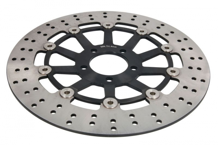 Disc de frana plutind fata, 310 61x5mm 5x81mm, diametrul gaurii de montare 10,4mm, inaltime (distantare) 13,5 se potriveste: Kawasaki ZRX, ZX-7R 1200C 1200R 1200R A 750 (Ninja) 1989-2006