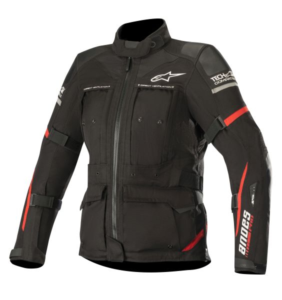 Geaca touring ALPINESTARS STELLA AN S PRO DRYSTAR TECH-AIR culoare negru rosu marime M