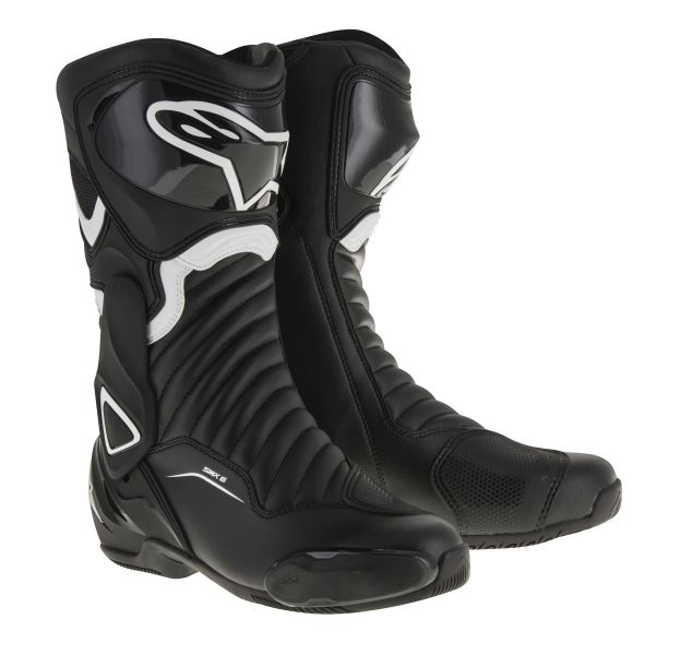 Ghete piele sport SMX-6 V2 ALPINESTARS culoare negru alb, marime 36