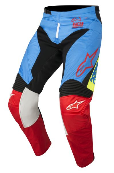 Pantaloni cross enduro ALPINESTARS MX YOUTH RACER SUPERMATIC culoare negru albastru rosu, marime 26