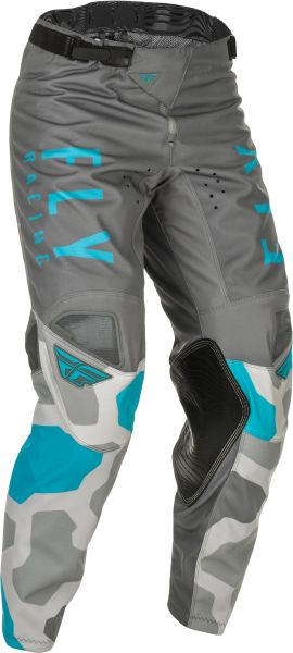 Pantaloni cross enduro FLY RACING KINETIC K221 culoare albastru gri marime 34