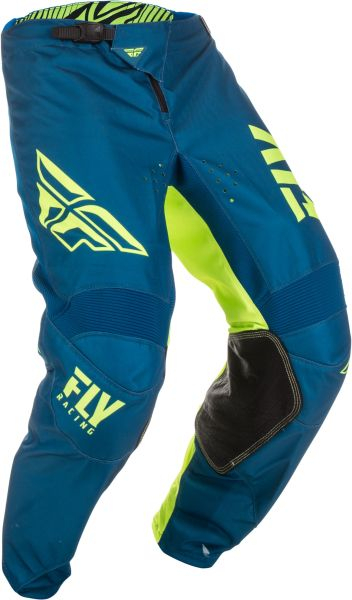 Pantaloni cross enduro FLY RACING KINETIC Shield culoare albastru fluorescent galben, marime 38
