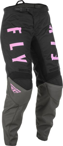 Pantaloni cross enduro FLY RACING WOMEN S F-16 culoare negru gri roz marime 7 8