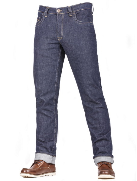 Pantaloni Jeans FREESTAR CAFE RACER lungime picioare 34 culoare albastru navy, marime M