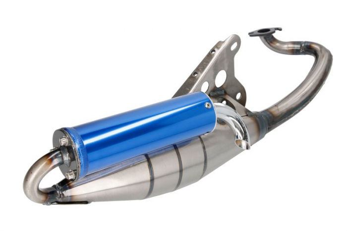 Silencer 2t Racing Blue Yamaha jog minarelli orizontal unele , chinezesc 2T,