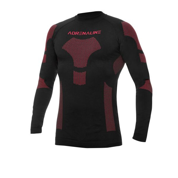 Tricou termoactiv ADRENALINE FROST culoare negru rosu marime XL (warming)
