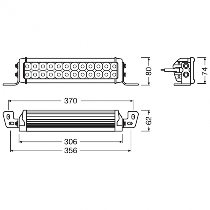 PROIECTOR  Bara LED Osram VX250-CB Combo [6]