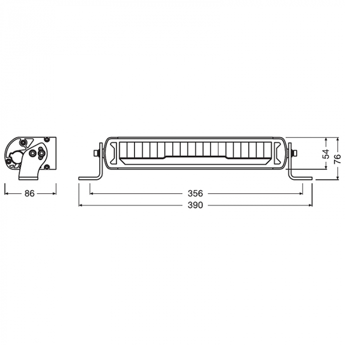 PROIECTOR Bara LED Osram MX250-CB Combo [6]
