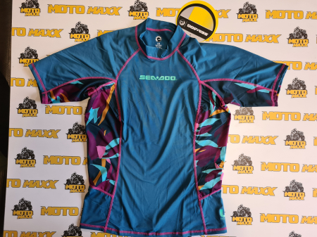 PRODUSE  NAUTICE SEA DOO - EXOTIC SHORT SLEEVE RASHGUARD LADIES