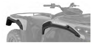 Accesorii CAN AM - Extensii aripi Can-Am Outlander G3L