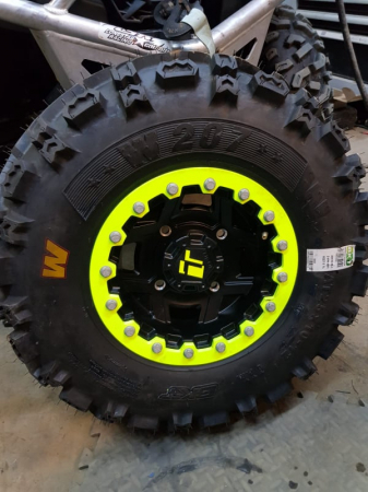 Jante ICE TECH - Janta IT - BEDLOCK 12" CAN AM  - VERDE NEON