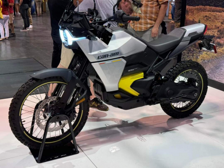 Motociclete Electrice Can Am 2025 - Motocicleta Electrica Can-Am Pulse 35 kW Bright White 2025