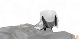 Accesorii CAN AM - Parbriz înalt Adventure Quantum Can-Am G3, 36 cm