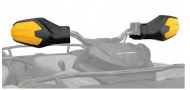 Accesorii CAN AM - Protecții mâini Touring Can-Am, Neo Yellow
