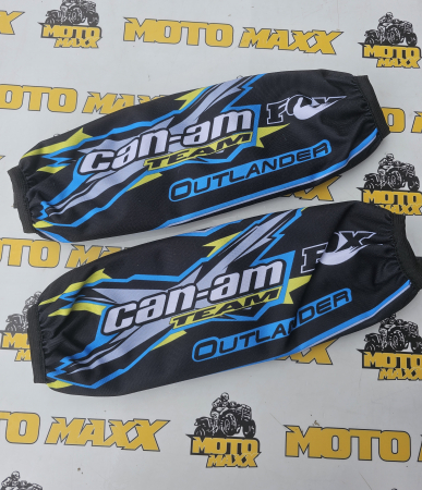 Accesorii CAN AM - Protectii telescoape ALB-Albastru