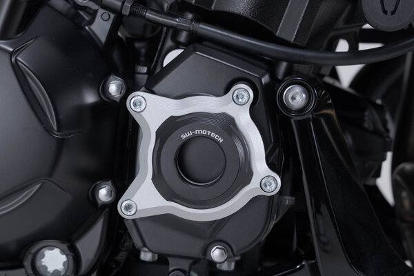 Protectie Capac Motor Negru/Argintiu Kawasaki Z1100 (25-) [5]