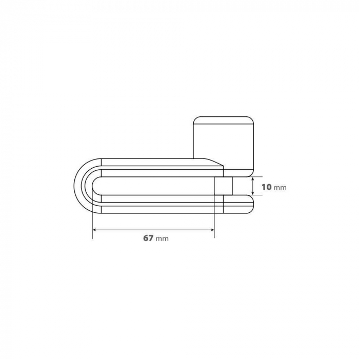 Antifurt blocator disc frana Pinch XL, bolt D10 mm - Negru [3]