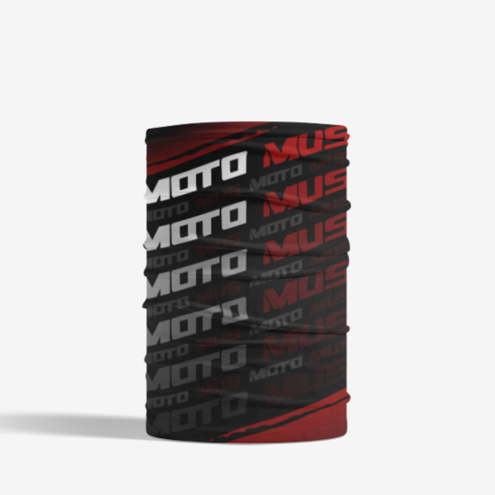 Bandana multifunctionala MOTO MUS - Negru [1]