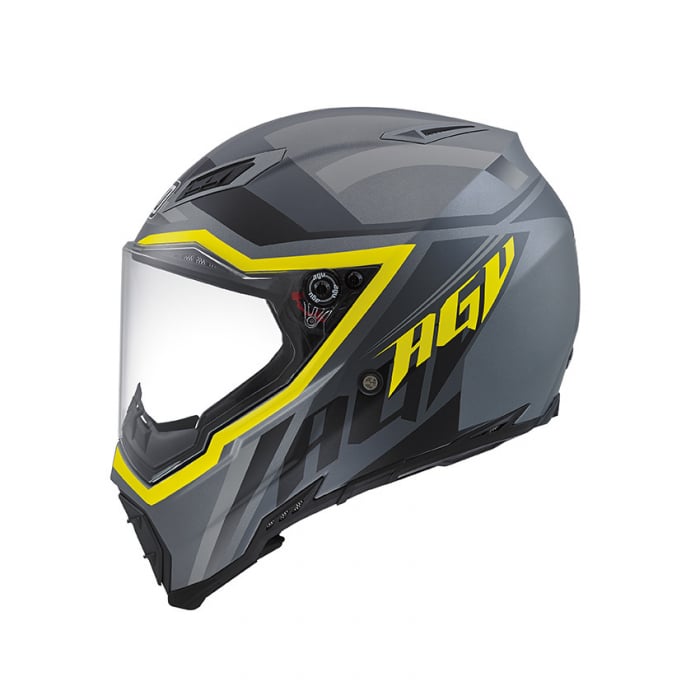 Casca Agv Ax Evo Naked E Multi Karakum Camo Yellow Fluo