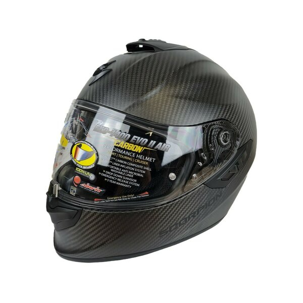Casca integrala SCORPION EXO 1400 EVO II CARBON AIR SOLID XXL Negru mat [4]