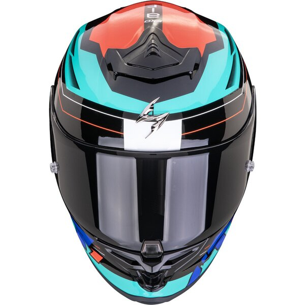 Casca integrala sport SCORPION EXO-R1 EVO AIR BLAZE XL Negru/Albastru [3]