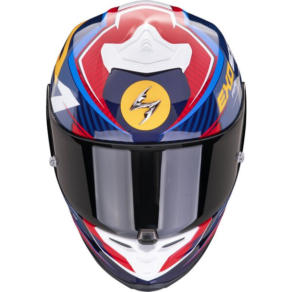 Casca integrala sport SCORPION EXO-R1 EVO AIR COUP XL Albastru/Rosu/Galben [5]