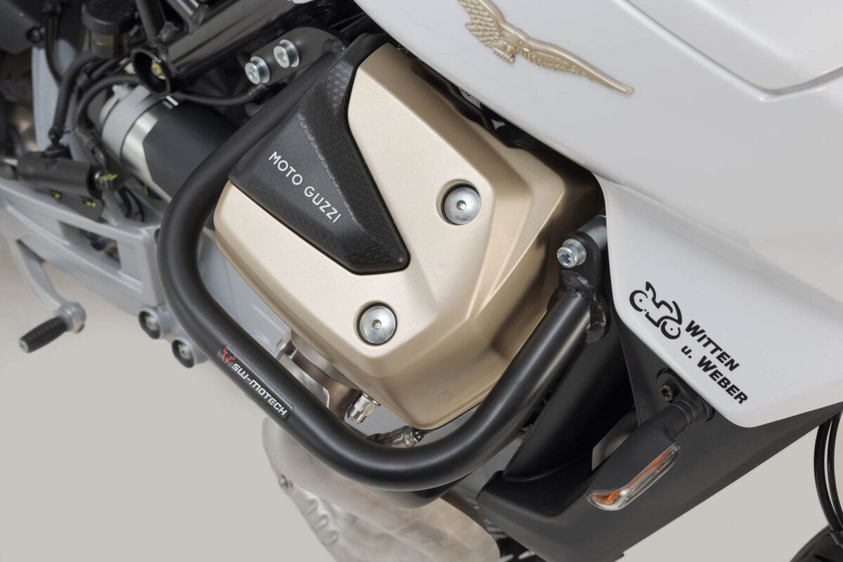 Crash Bar Negru. Moto Guzzi V100 Mandello/S, Stelvio. [4]