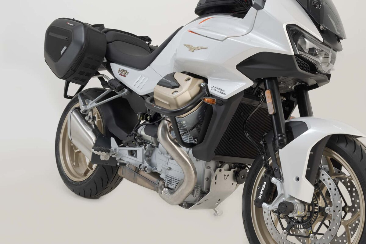 Crash Bar Negru. Moto Guzzi V100 Mandello/S, Stelvio. [7]