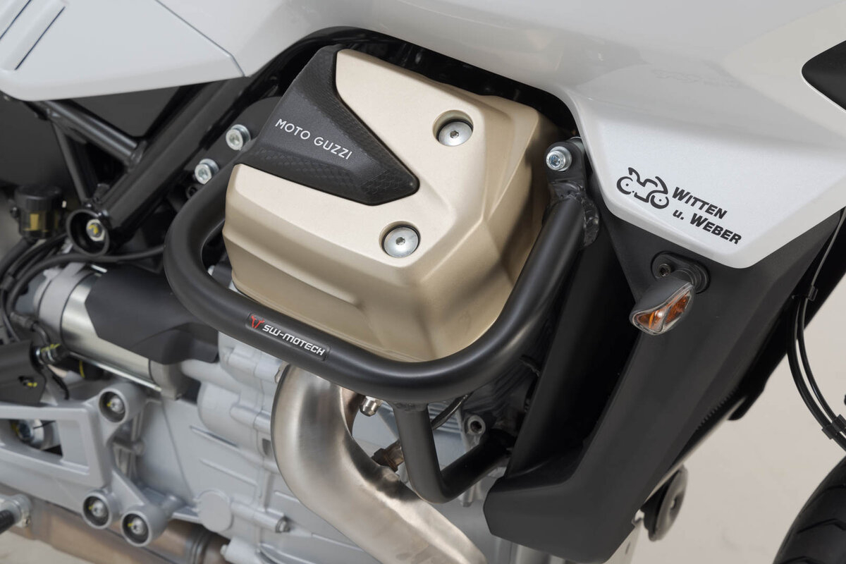 Crash Bar Negru. Moto Guzzi V100 Mandello/S, Stelvio. [6]