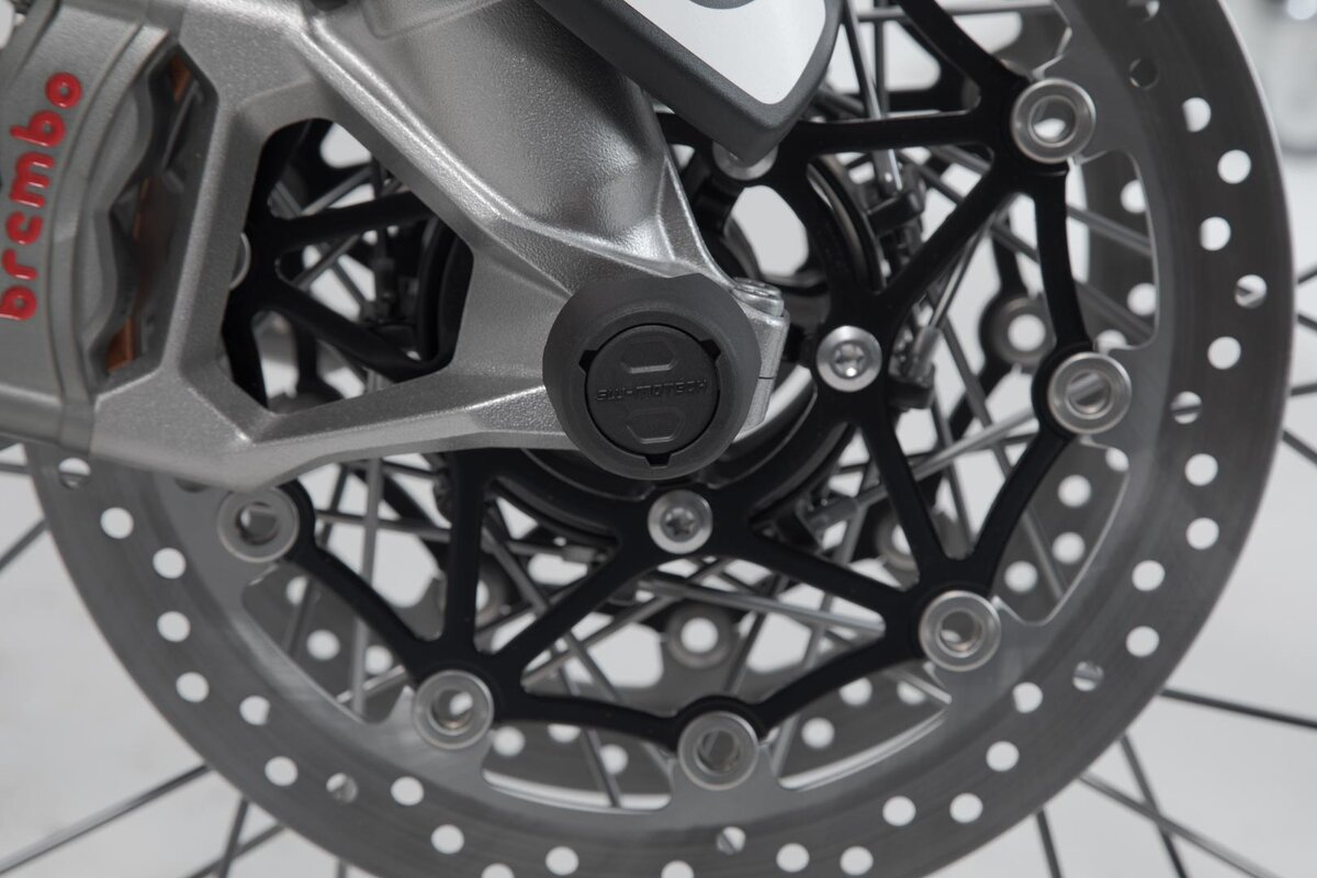 Crash pad ax roata fata Negru Triumph Tiger 1200 Explorer / XC (11-). [3]