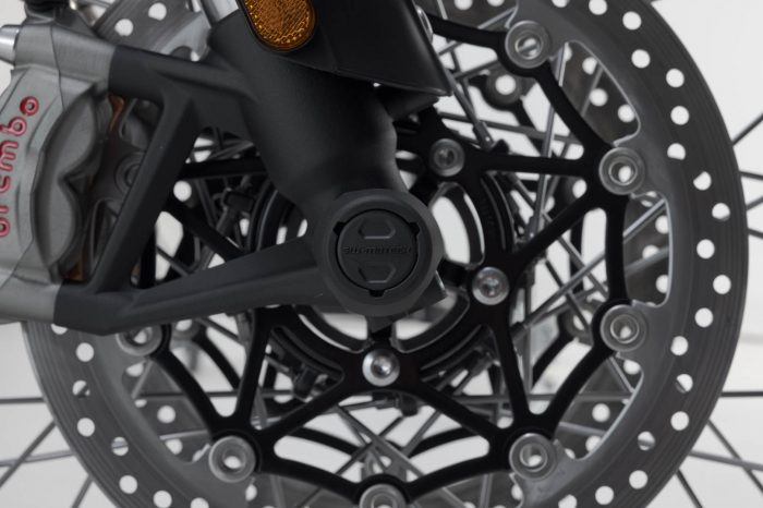 Crash pad ax roata fata. Triumph Scrambler 1200 (21-). Sw-Motech [3]