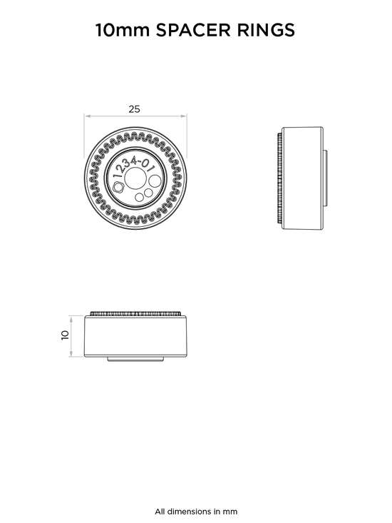 Distantiere Quad Lock 10mm (Twin Pack) [3]