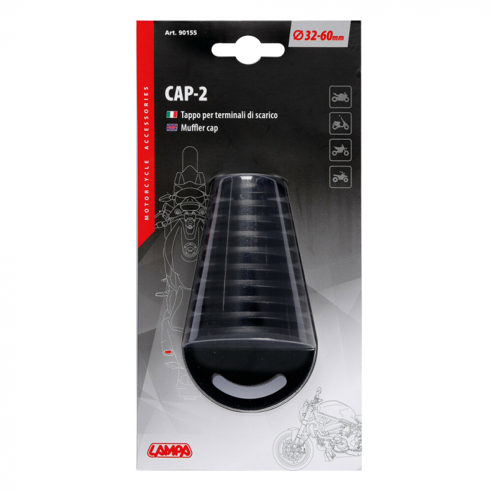 Dop evacuare moto Negru [4]