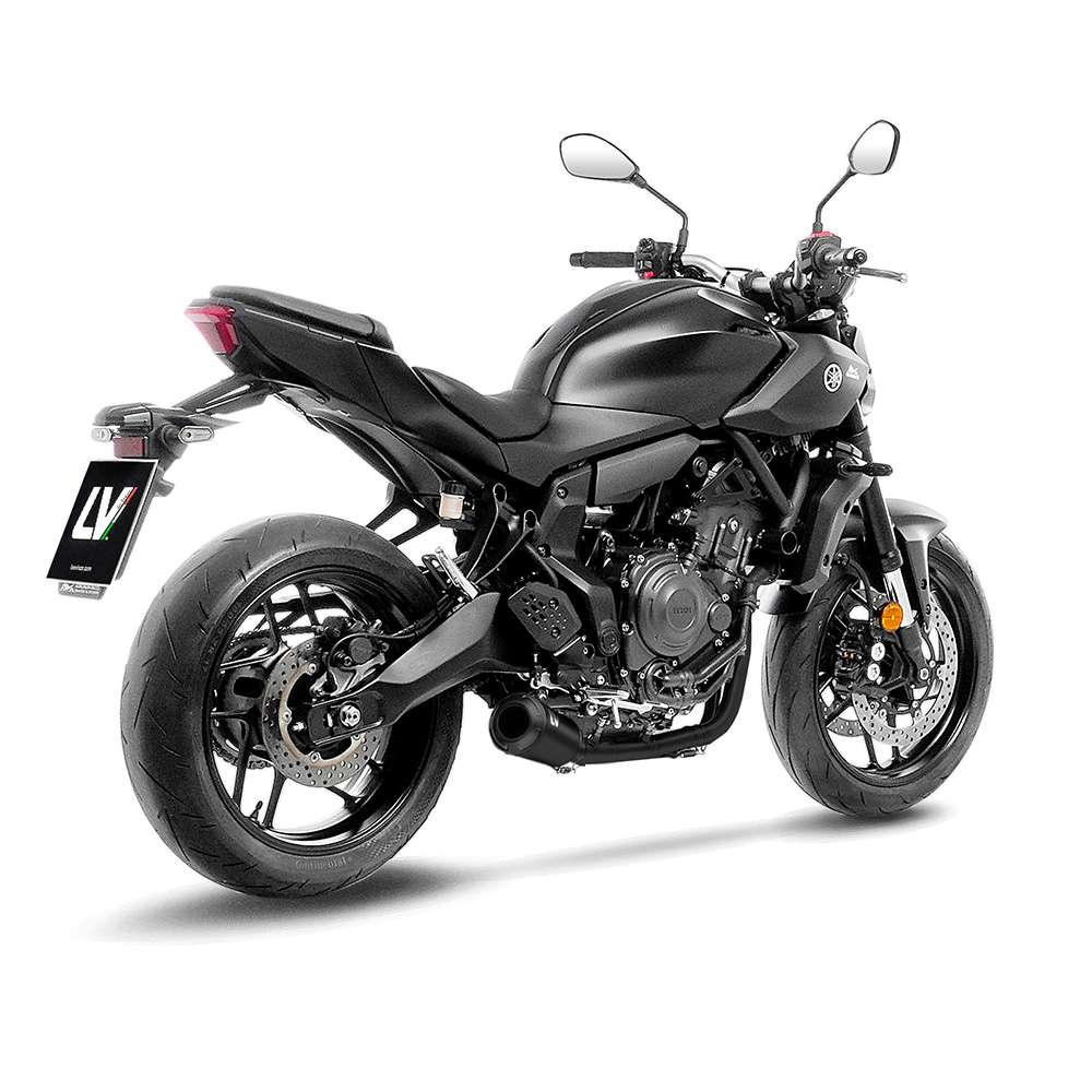 Evacuare completa LeoVince LV-10 Full Black Yamaha MT-07 / MT-07 GT / XSR 700 / YZF-R7 [3]