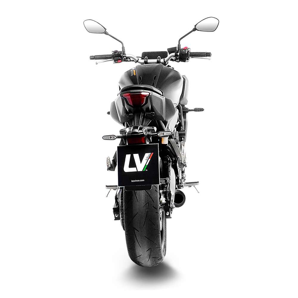 Evacuare completa LeoVince LV-10 Full Black Yamaha MT-07 / MT-07 GT / XSR 700 / YZF-R7 [4]